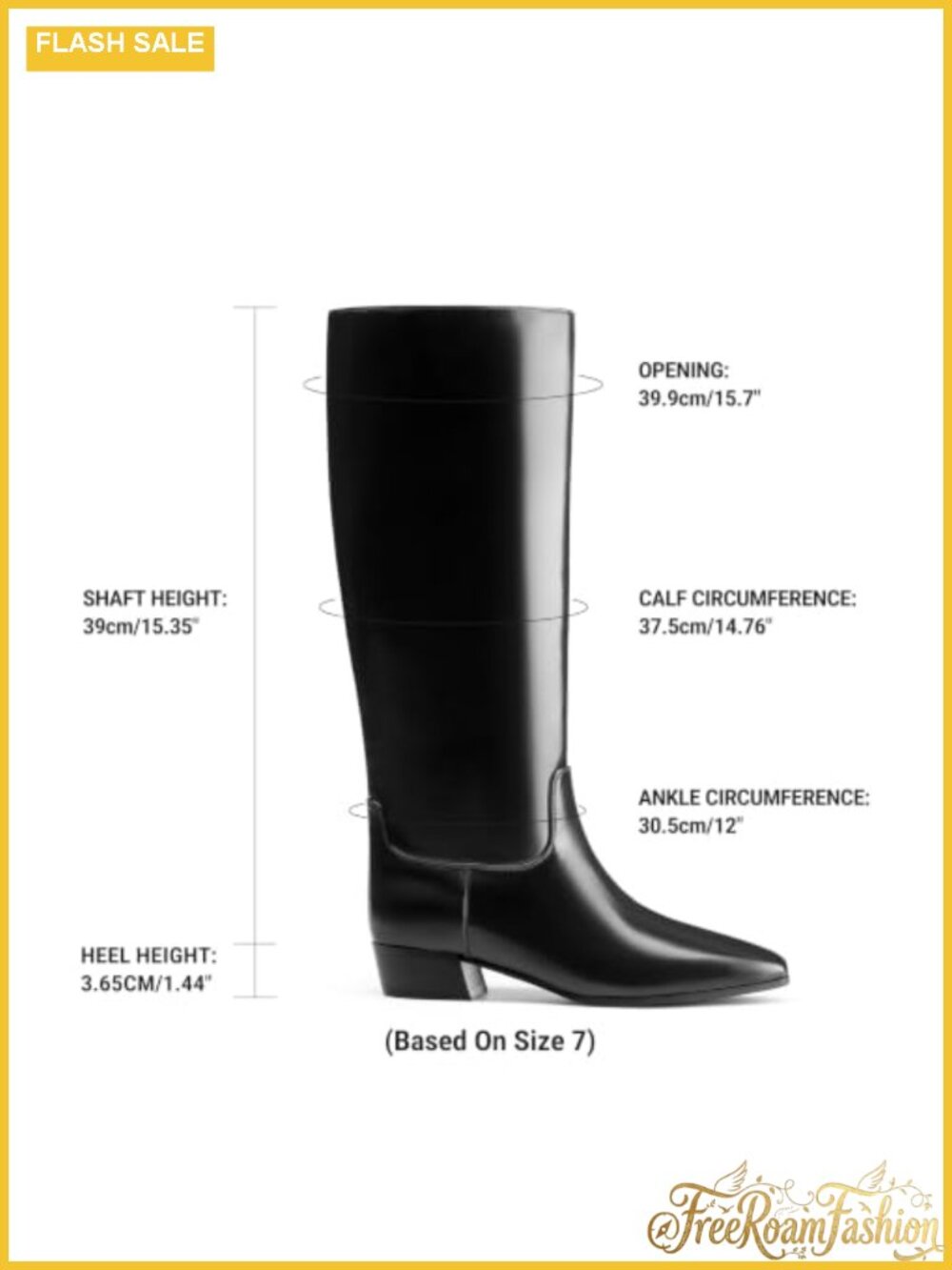 Women's Snipped Toe Knee-High Fall Boots Faux Leather Low Block Heel Zip - Picture 3 of 6